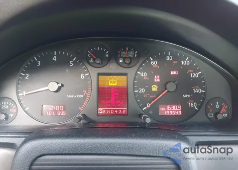 2000 Audi A4 1.8 T from USA, damaged, VIN WAUDC68D8YA088513